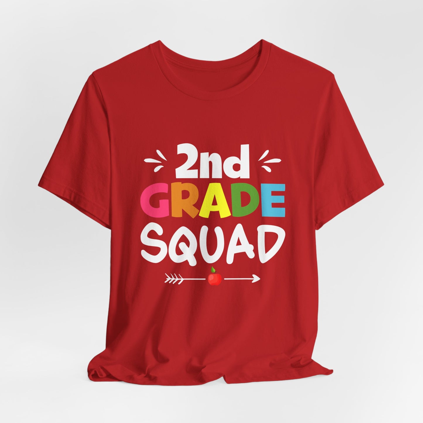 Teacher: 2nd Grade Squad - Unisex Jersey Short Sleeve Tee