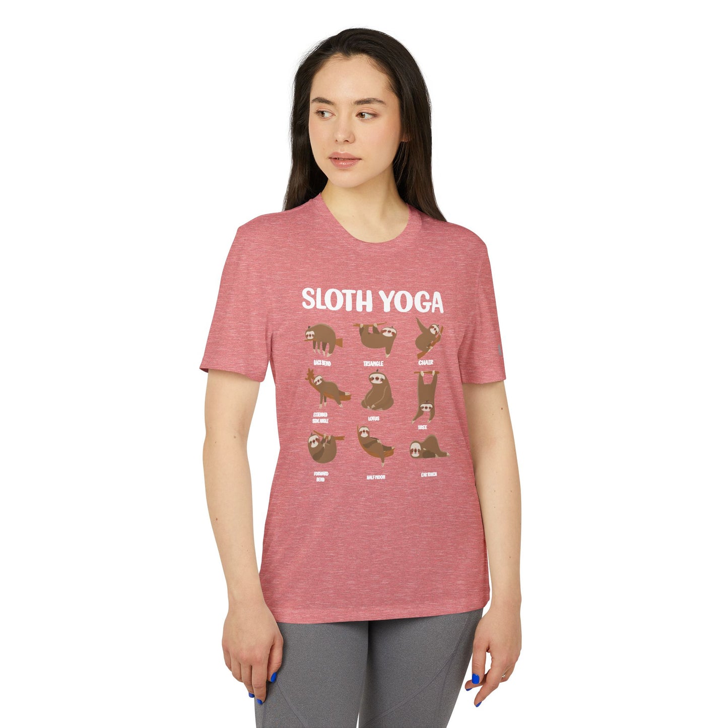Sloth Yoga - Adidas Unisex Sport T-shirt - 12219
