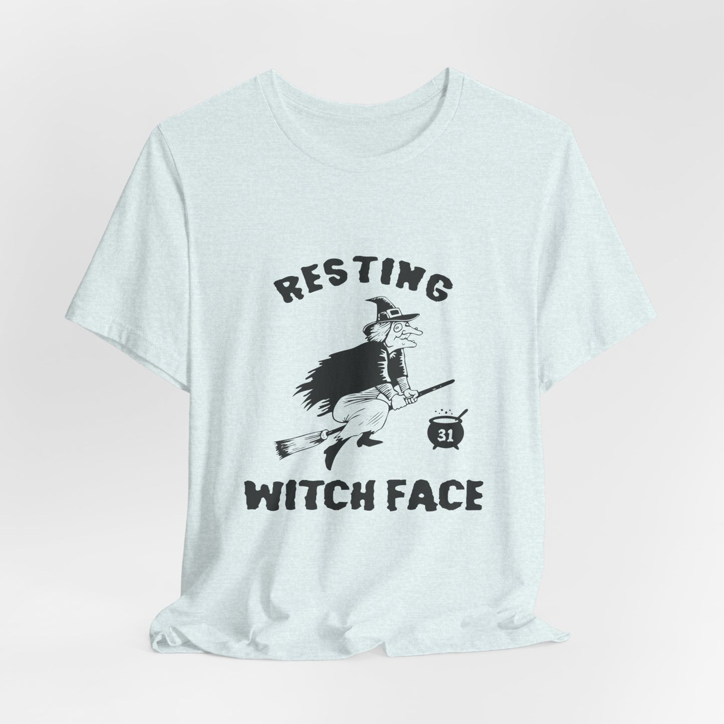 Halloween: Resting Witch Face - Unisex Jersey Short Sleeve Tee