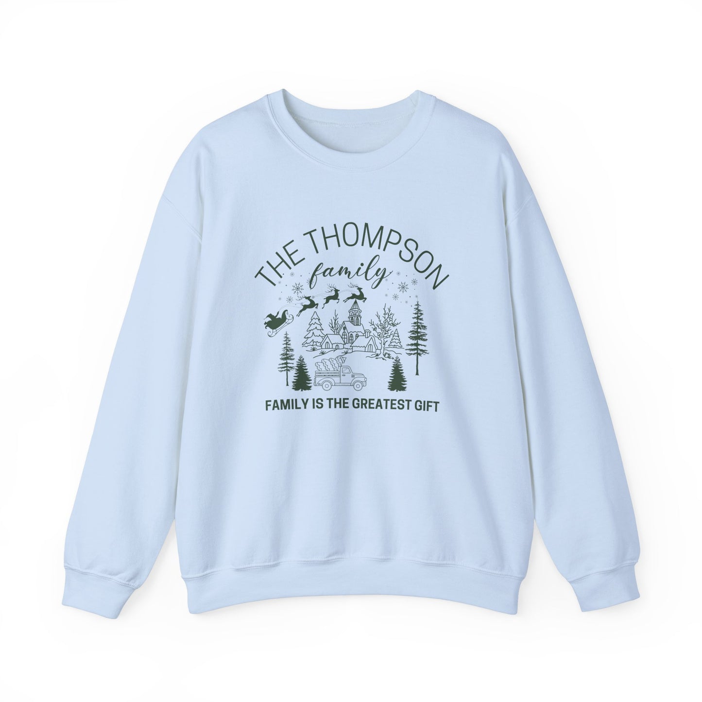 The Thompson Family, Customizable  - Unisex Heavy Blend™ Crewneck Sweatshirt