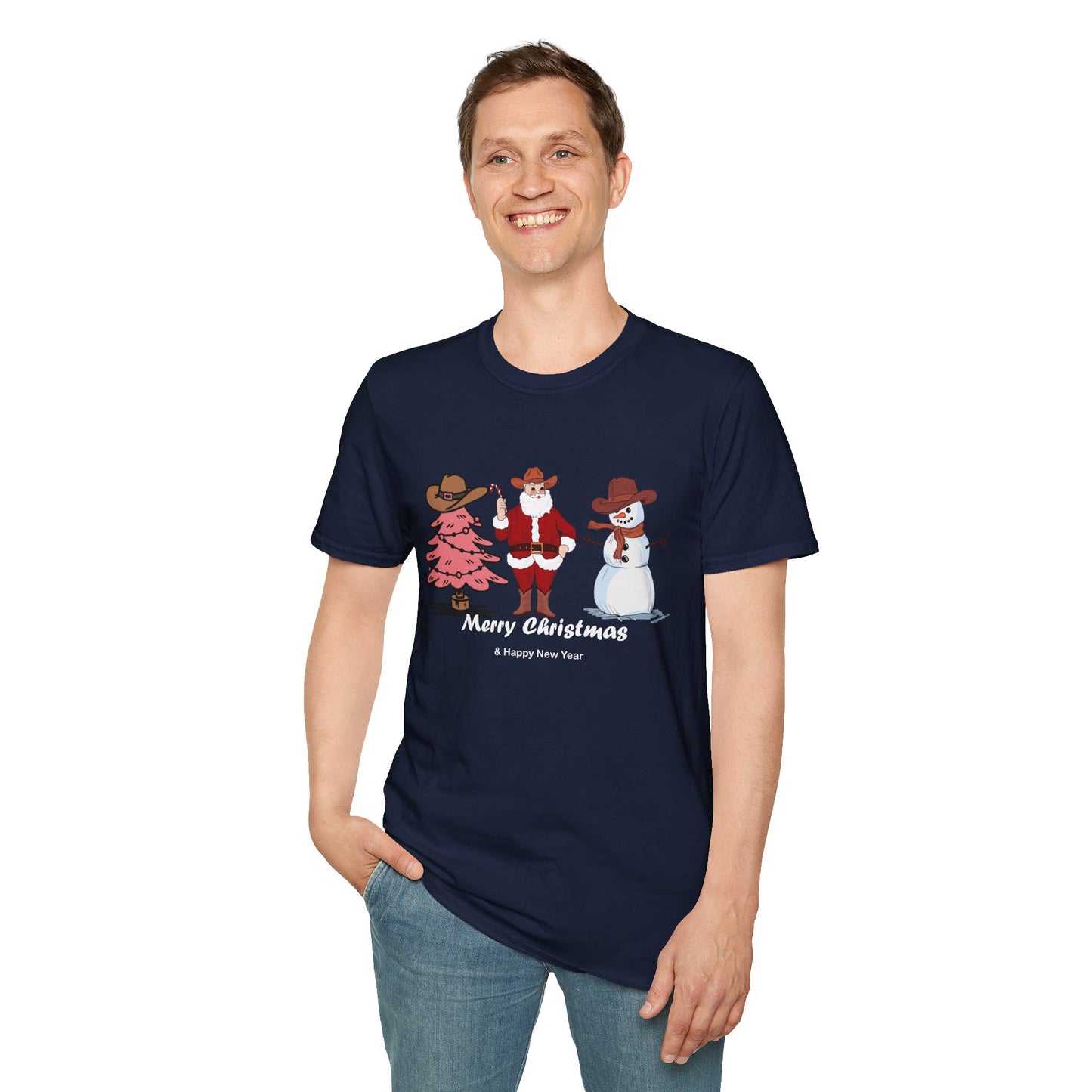 Cowboy's Christmas - Unisex Softstyle T-Shirt - 10349