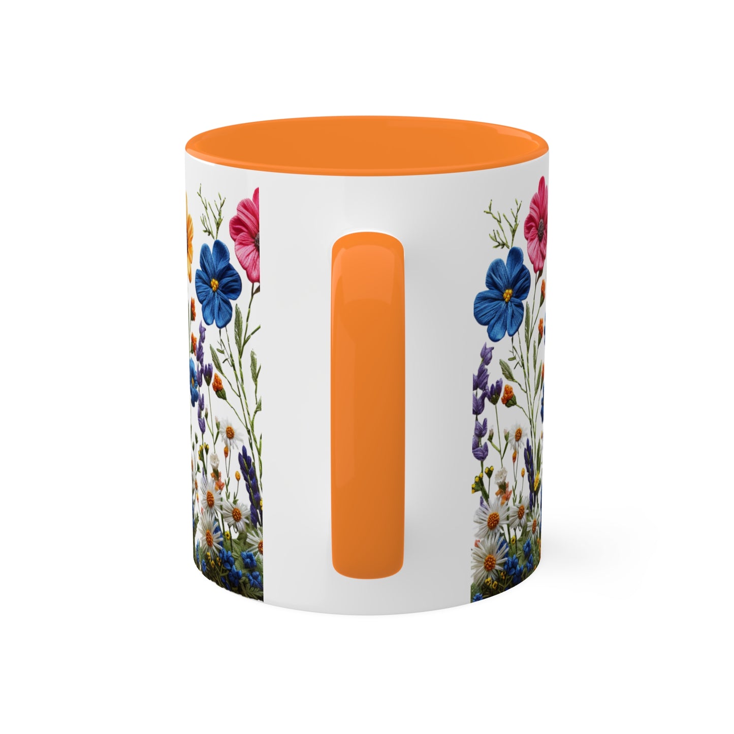 Wild and Free: Wildflower Colorful Mugs, 11oz