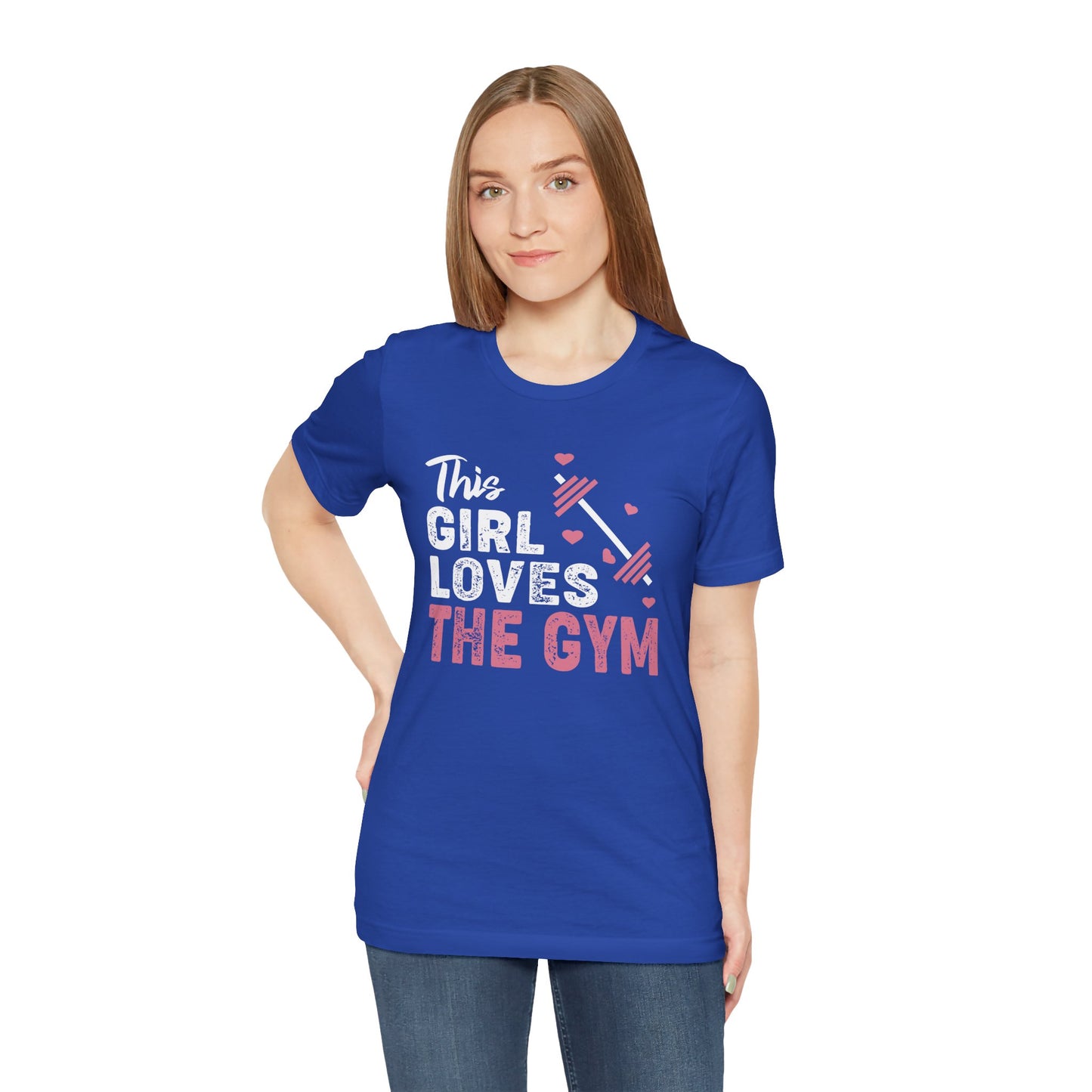 This Girl Loves The Gym - Unisex Jersey Short Sleeve Tee