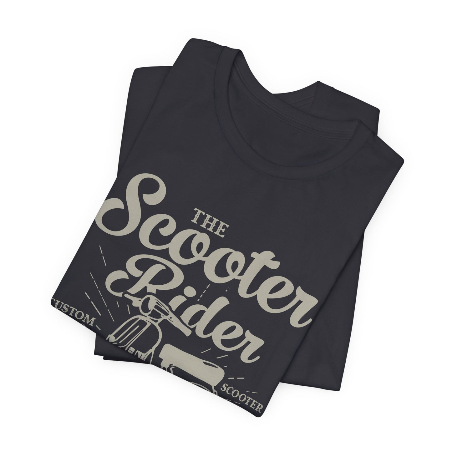 The Scooter Rider - Unisex Jersey Short Sleeve Tee - 13311