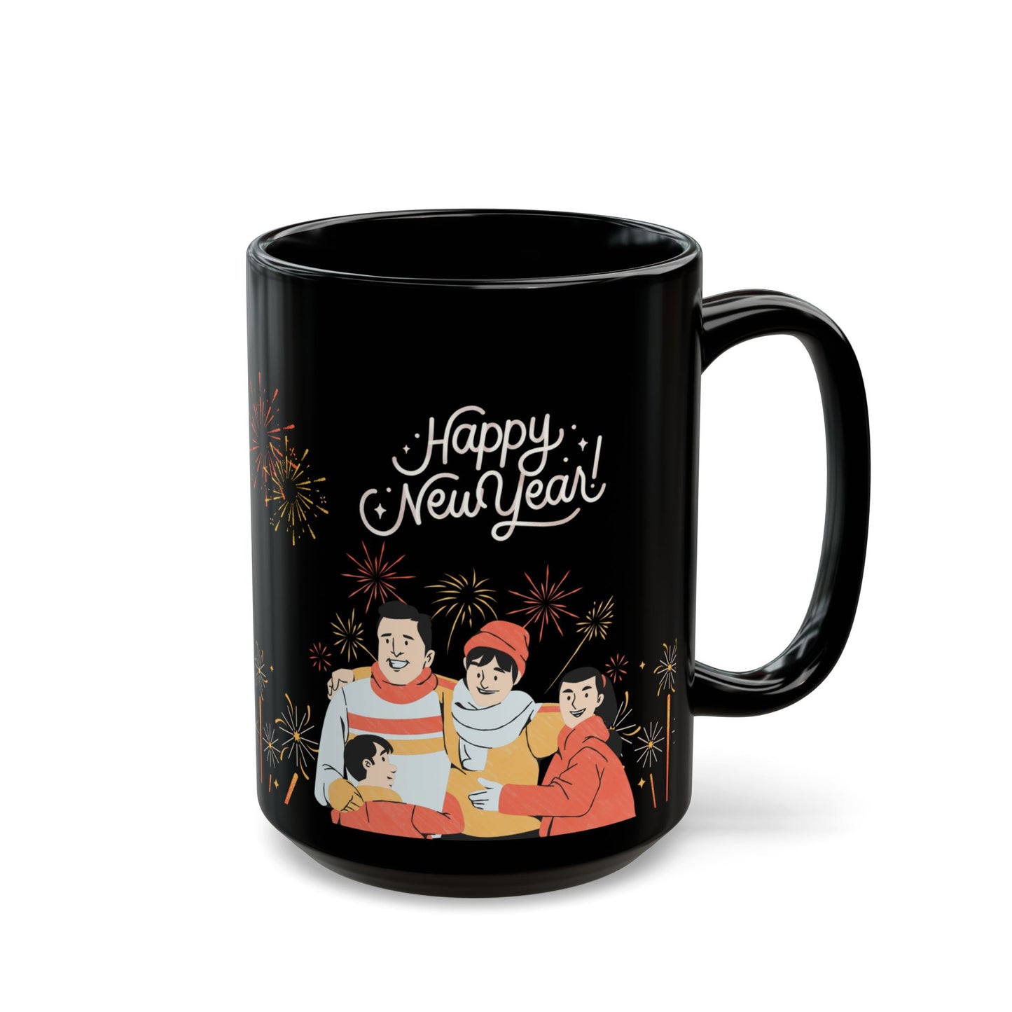 Welcome to The New Chapter, Happy New Year - Black Mug (11oz, 15oz) - 10892
