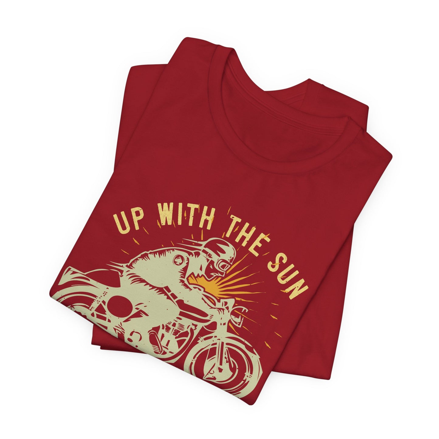 Up with the Sun, Gone with the Wind - Unisex Jersey Short Sleeve Tee