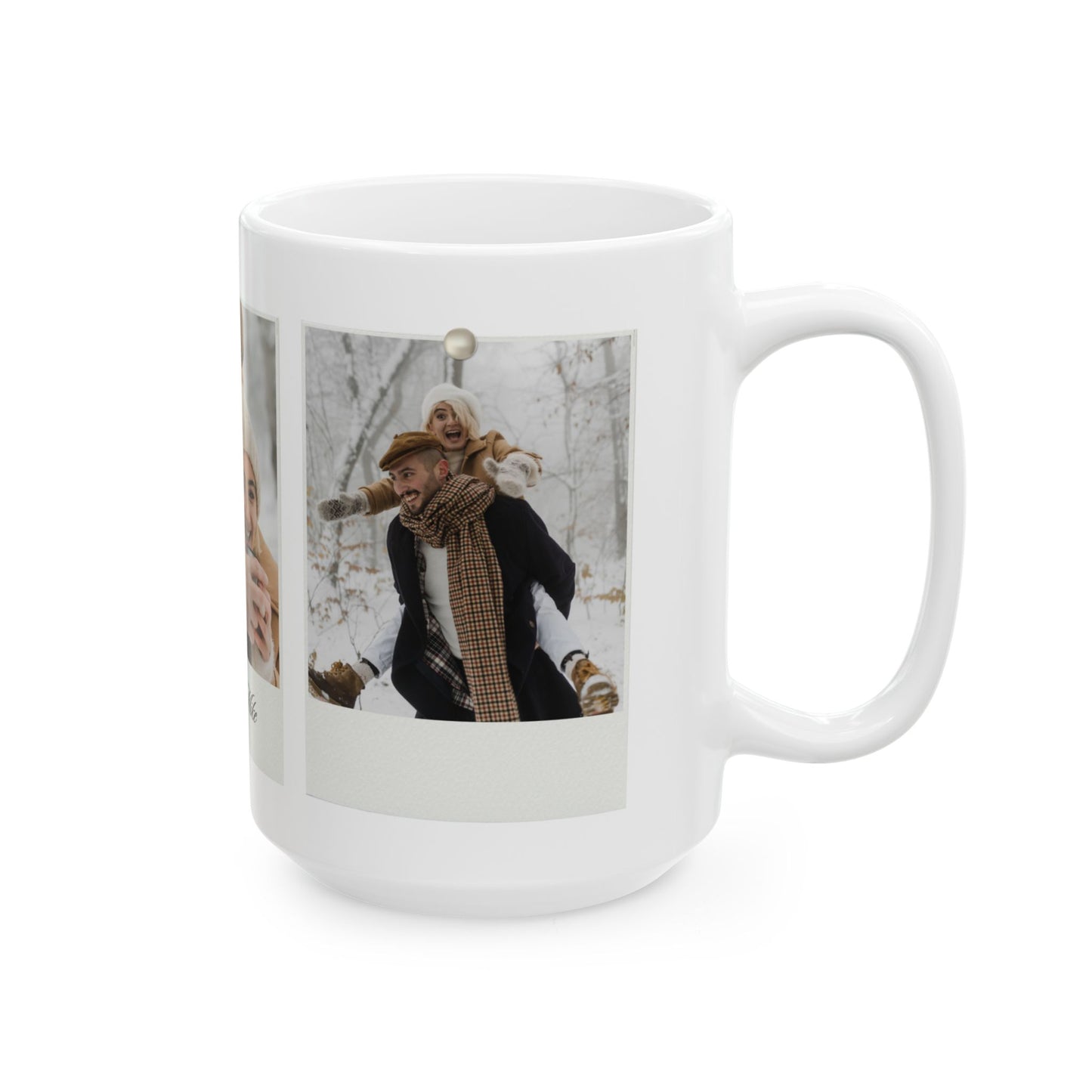 Ann & Mike, Photos, Customizable - Ceramic Mug, (11oz, 15oz) - 10861
