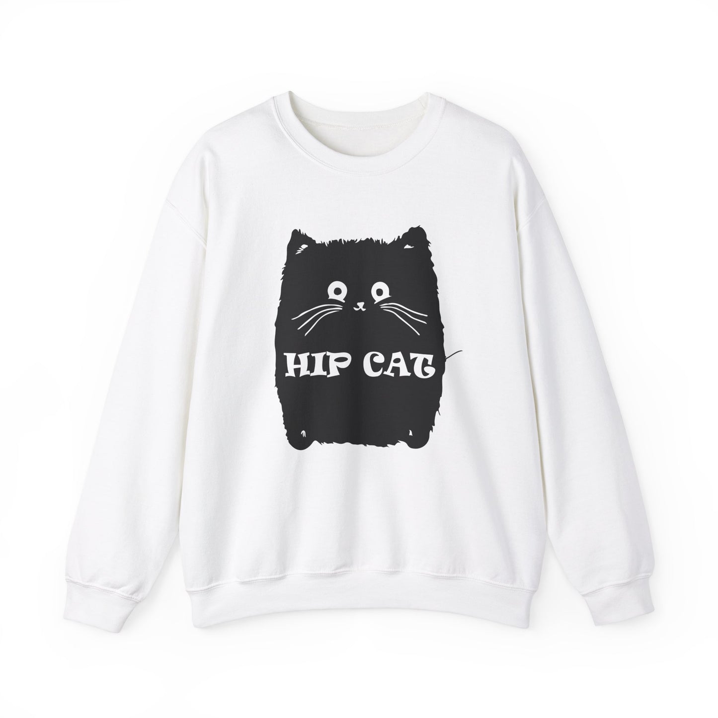 Hip Cat - Unisex Heavy Blend™ Crewneck Sweatshirt