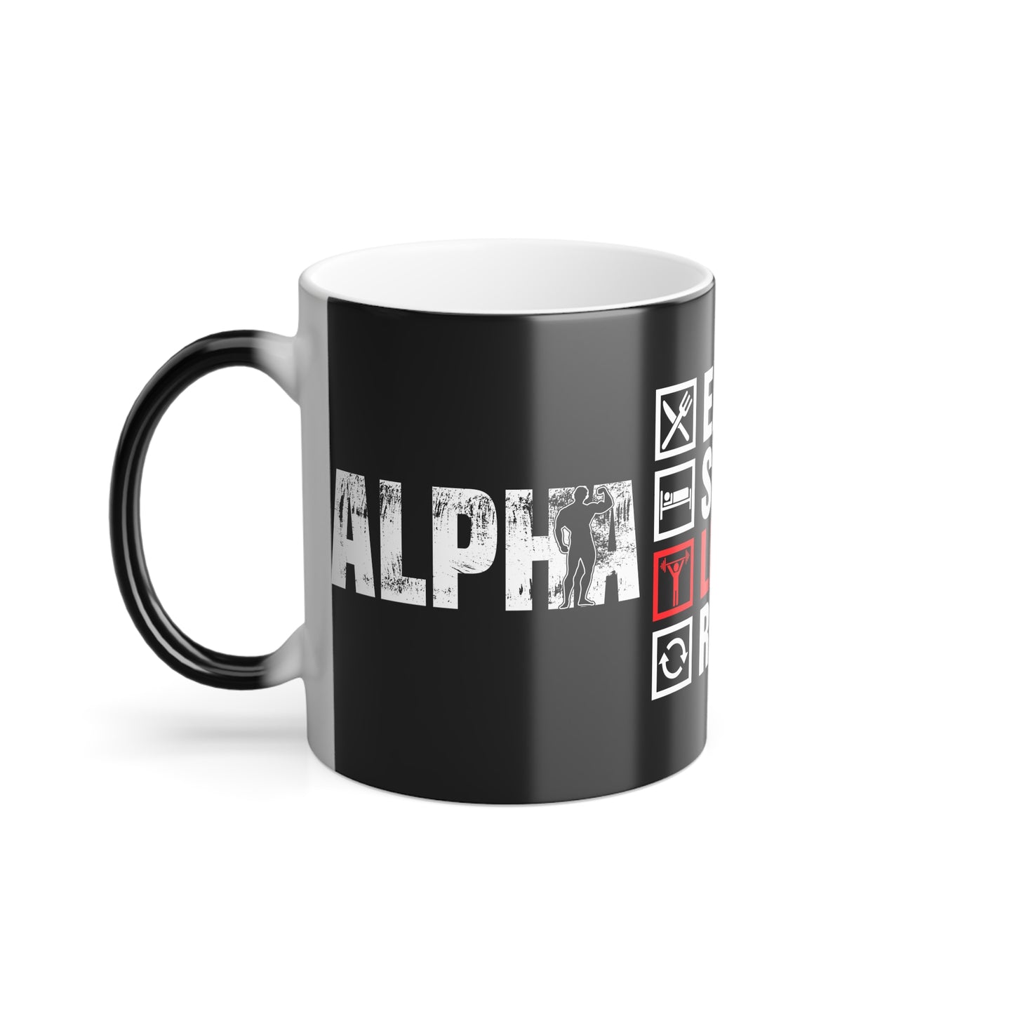 Eat Sleep Lift Repeat - Color Morphing Mug, 11oz
