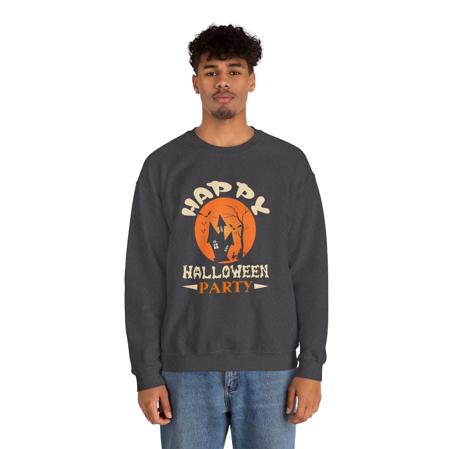 Happy Halloween Party - Unisex Heavy Blend™ Crewneck Sweatshirt