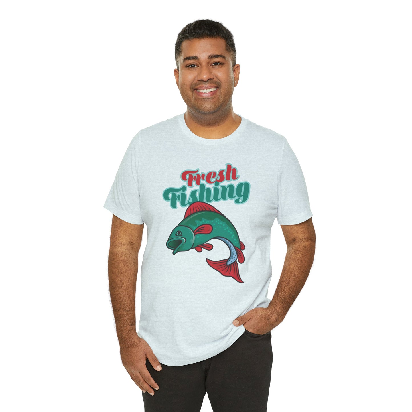 Fishing:  Fresh Fishing - Unisex Jersey Short Sleeve Tee