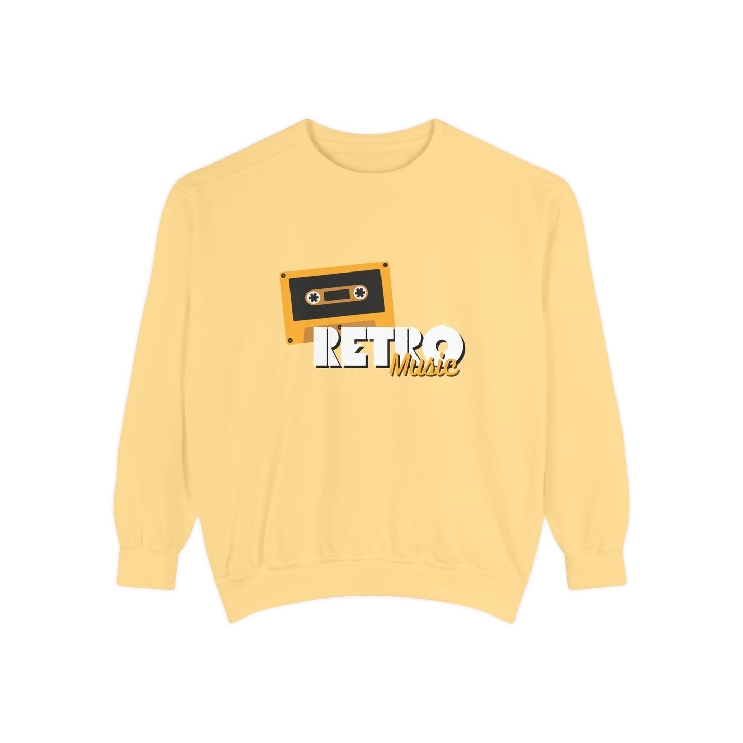 Retro Music - Unisex Garment-Dyed Sweatshirt - 10604