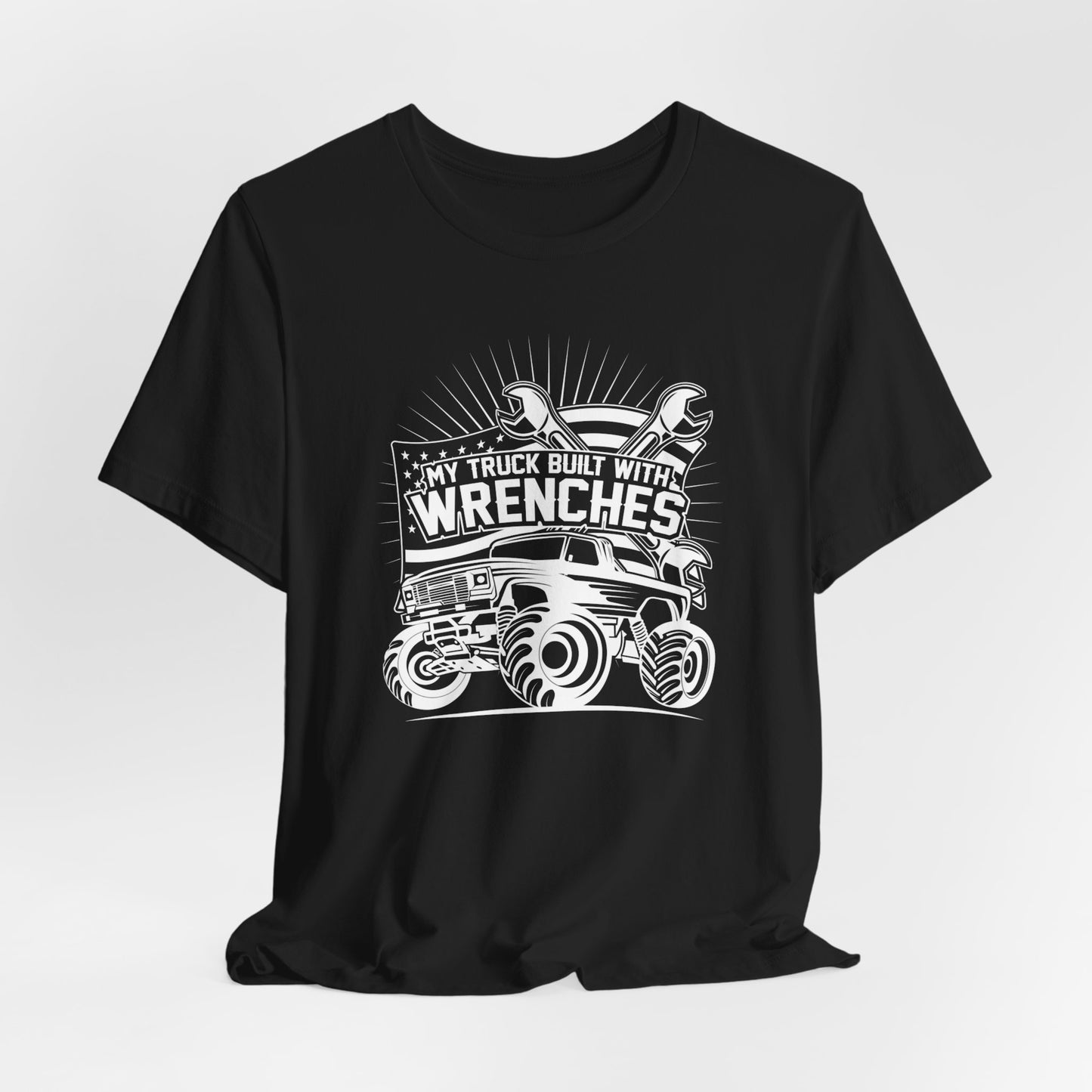 My Truck Built With Wrenches - Unisex Jersey Short Sleeve Tee