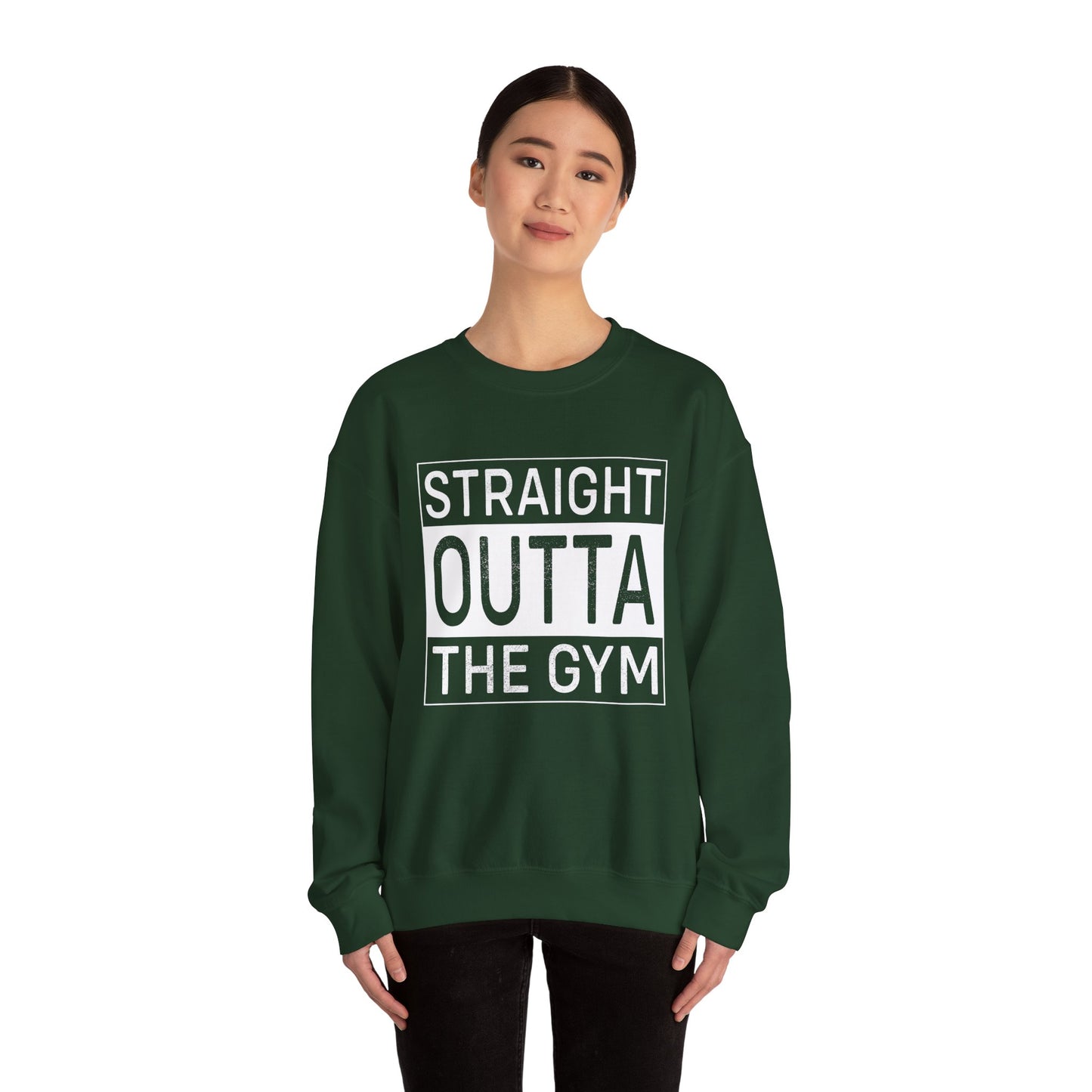 Straight Outta The Gym - Unisex Heavy Blend™ Crewneck Sweatshirt