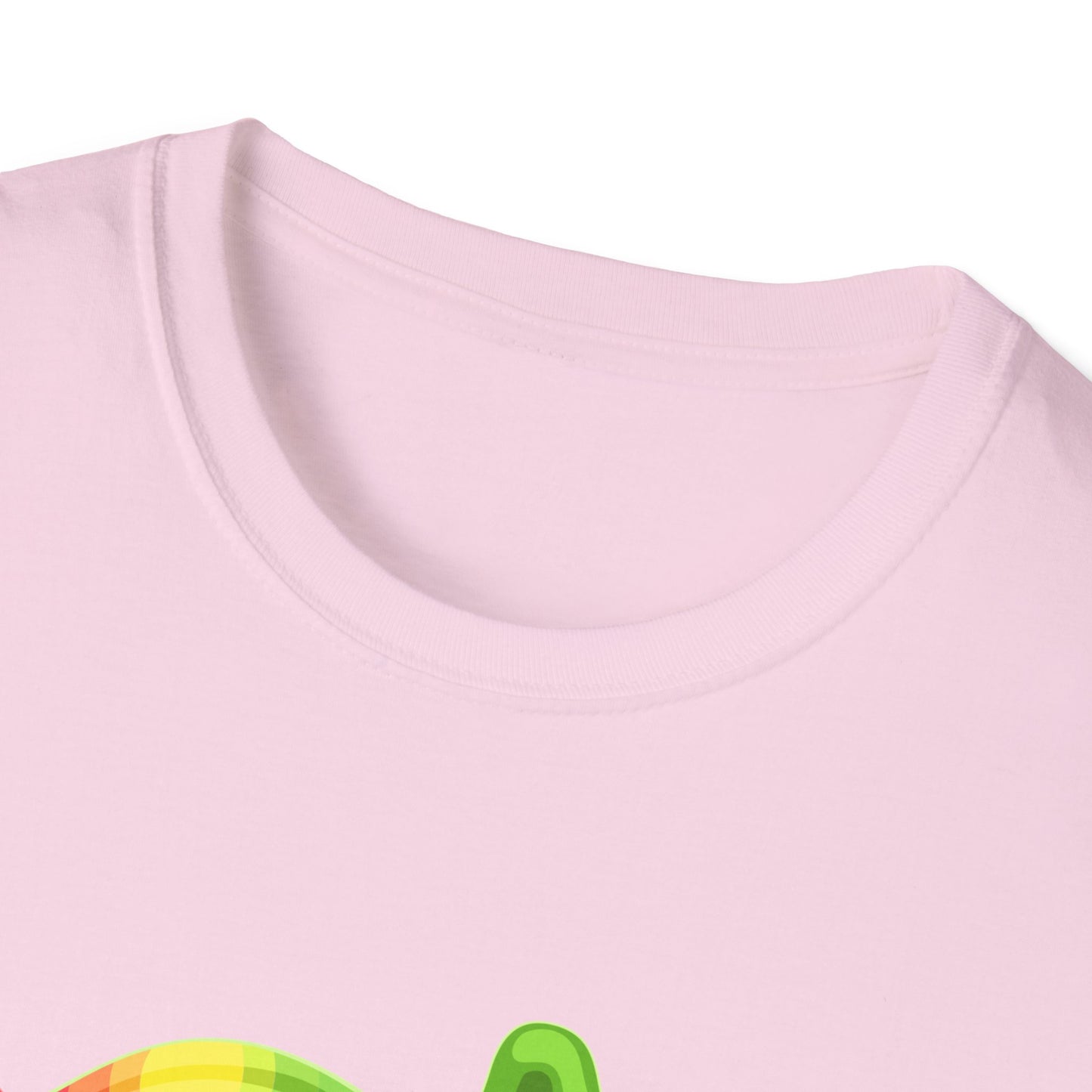 Unique Colorful Chameleon Unisex Softstyle T-Shirt - I'm Unique - 11823