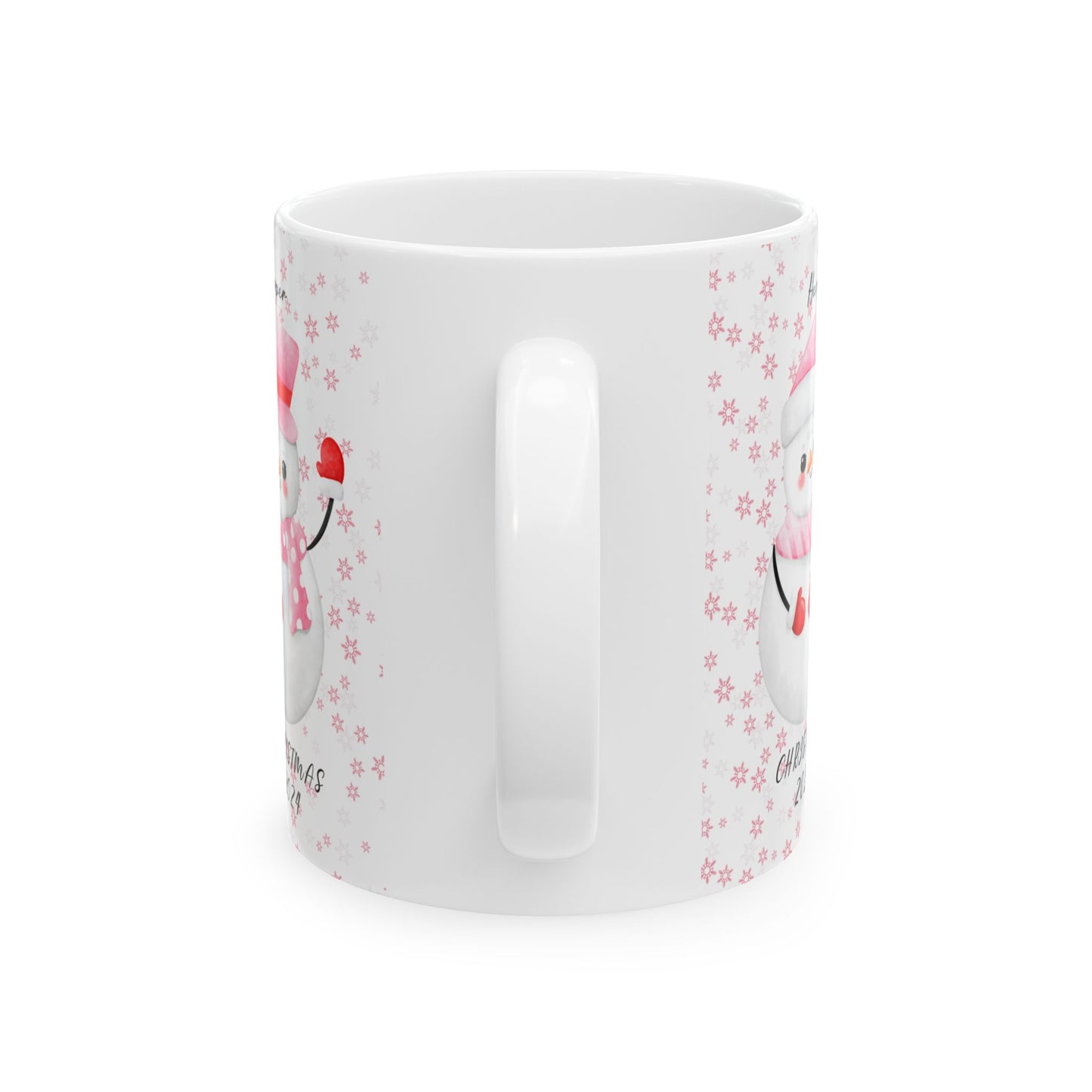 First Christmas, Baby Girl, Customizable - Ceramic Mug, (11oz, 15oz) - 10003