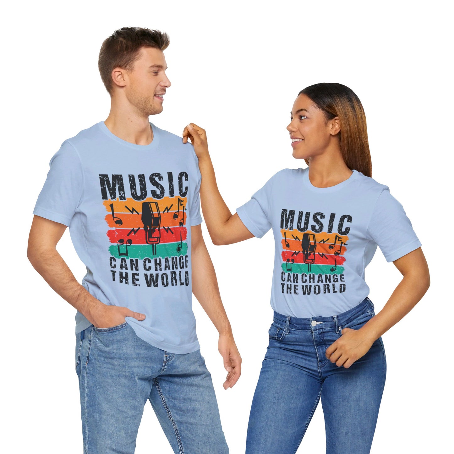 Music Can Change The World - Unisex Jersey Short Sleeve Tee