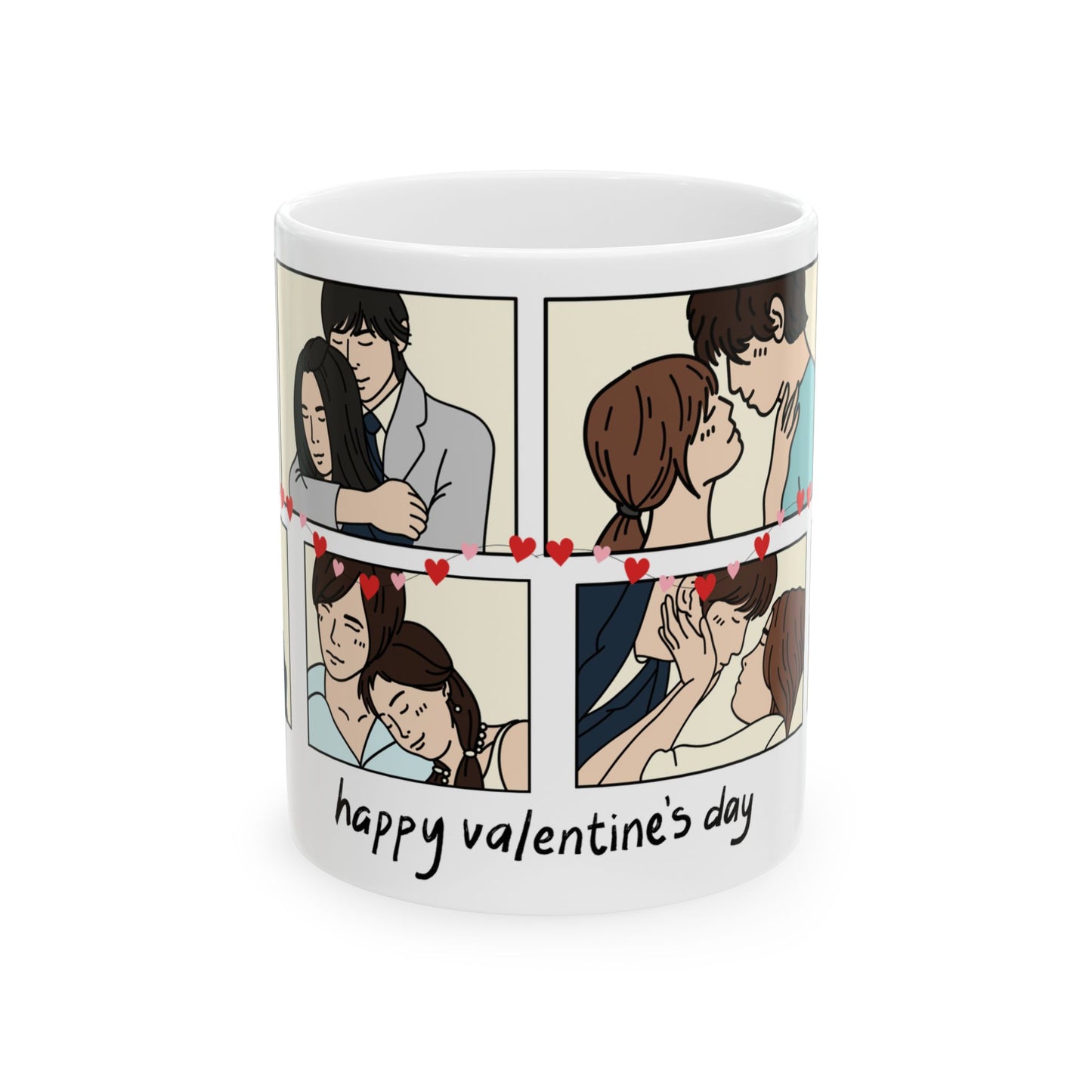Happy Valentine's Day - Ceramic Mug, (11oz, 15oz) - 11575