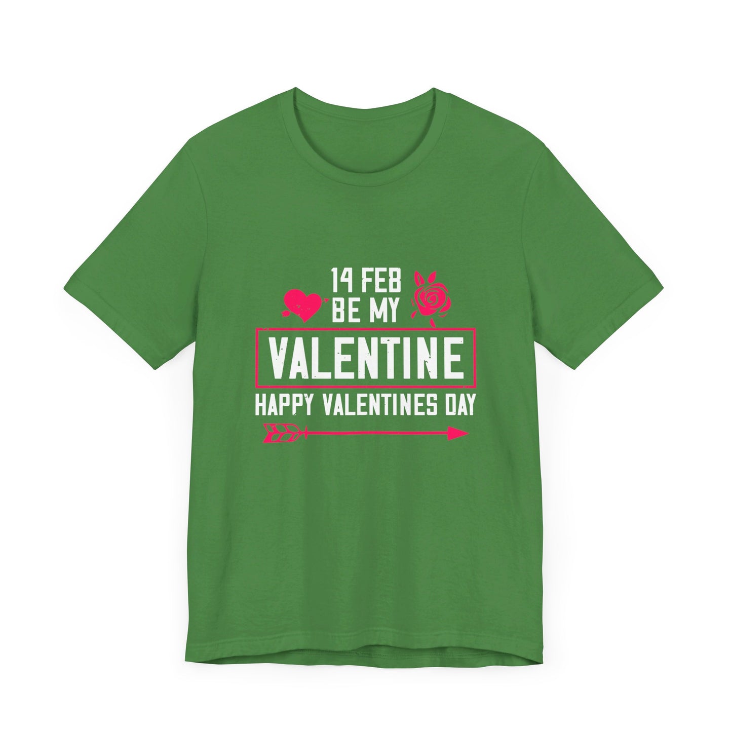 14 Feb, Be My Valentine - Unisex Jersey Short Sleeve Tee