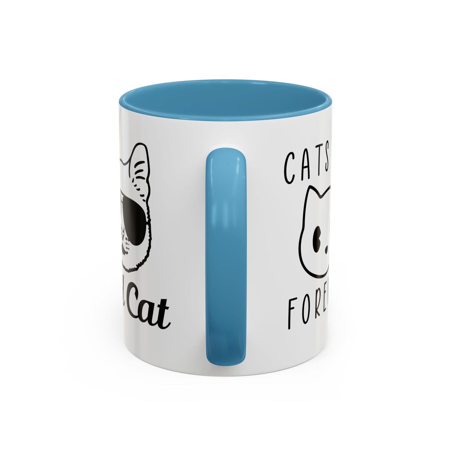 Best Ever Cat Mama - Accent Coffee Mug (11, 15oz)