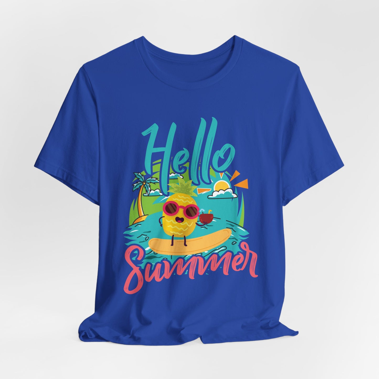 Hello Summer - Unisex Jersey Short Sleeve Tee - 13088