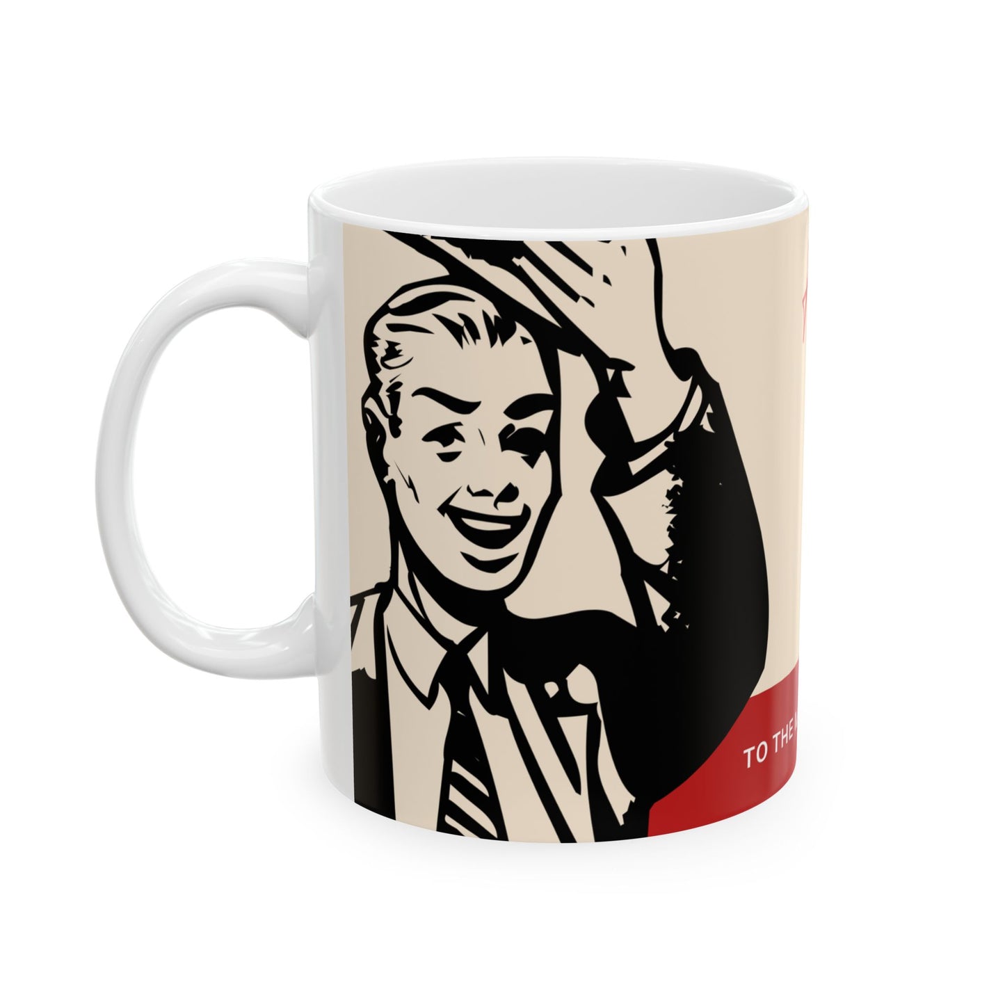 Father's Day Ceramic Mug, Inspirational Gift, Coffee Cup for Dad, Unique Father's Day Present, Tea Mug for Men, Personalized Mug - 14036