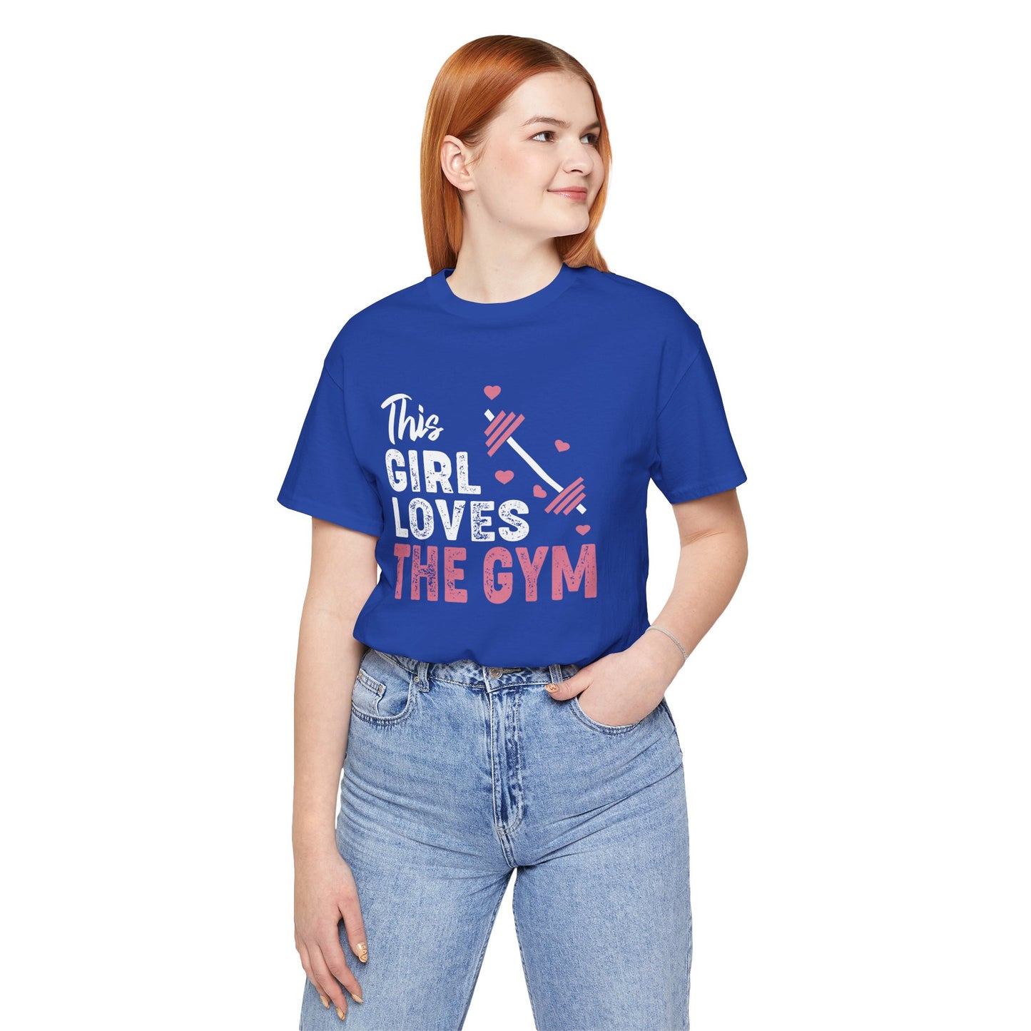 This Girl Loves The Gym - Unisex Jersey Short Sleeve Tee