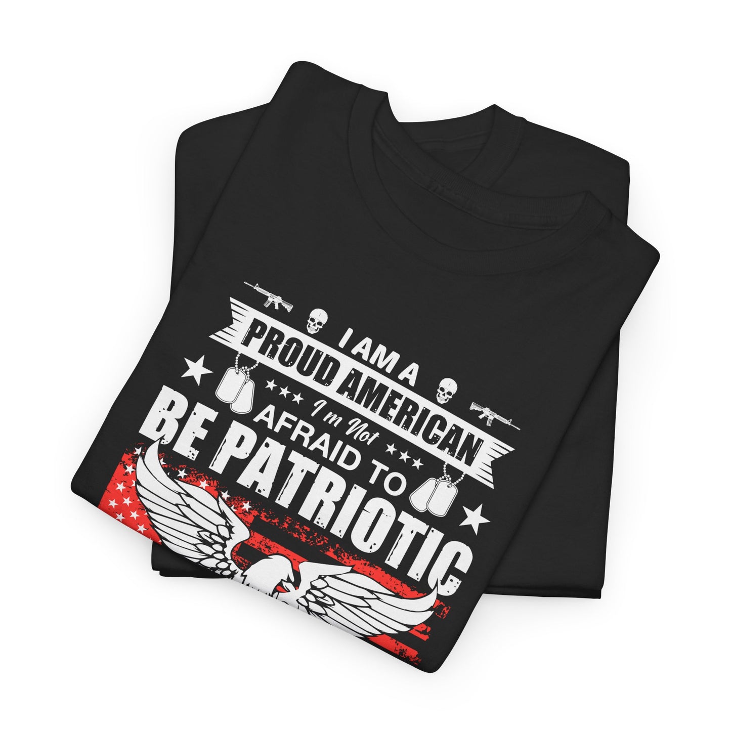 Unisex Patriotic Tee - Proud American T-Shirt, 4th of July Gift, Freedom Shirt, Memorial Day Apparel, Casual Wear - 13789