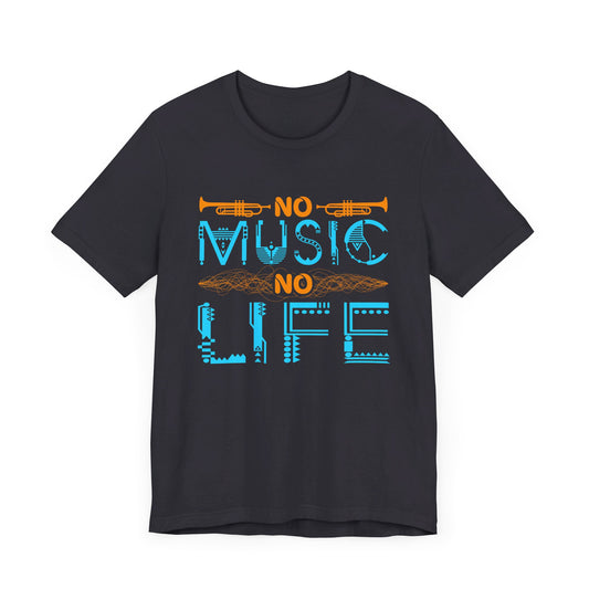 No Music No Life - Unisex Jersey Short Sleeve Tee