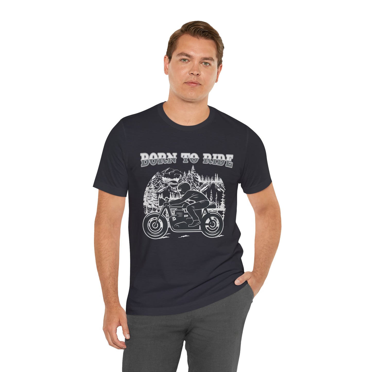 Born To Ride - Unisex Jersey Short Sleeve Tee - 13377