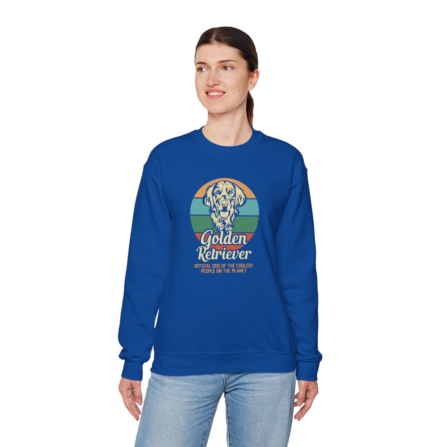 Golden Retriever - Official Dog of the Coolest People on the Planet - Unisex Heavy Blend™ Crewneck Sweatshirt