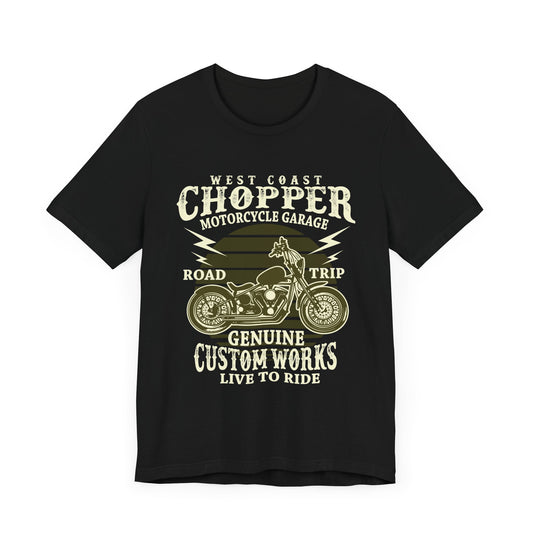 West Coast Chopper, Road Trip - Unisex Jersey Short Sleeve Tee - 13207