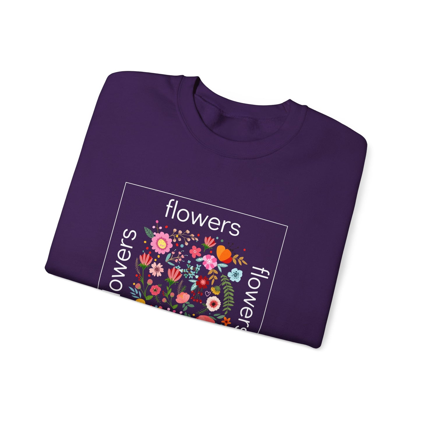 Flowers - Unisex Heavy Blend™ Crewneck Sweatshirt - 11685