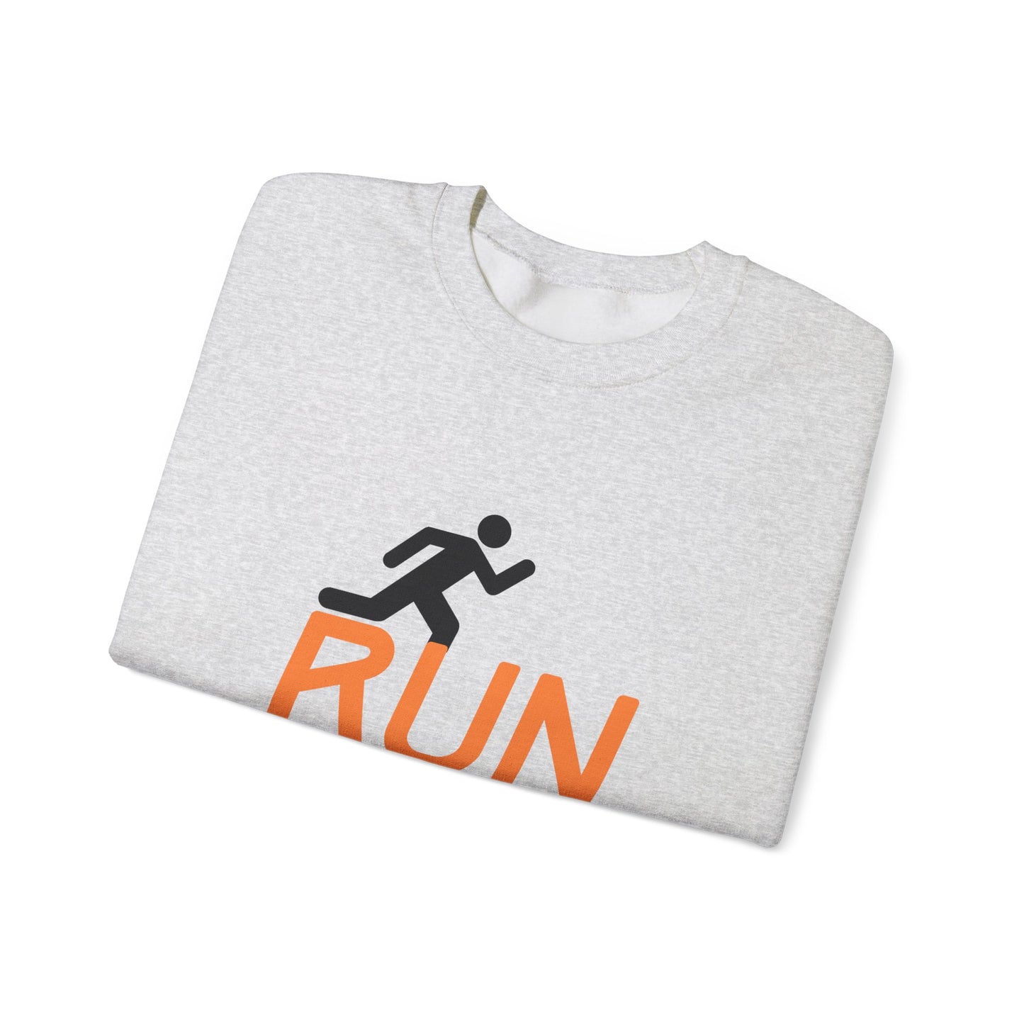 Run Fast & Joy - Unisex Heavy Blend™ Crewneck Sweatshirt