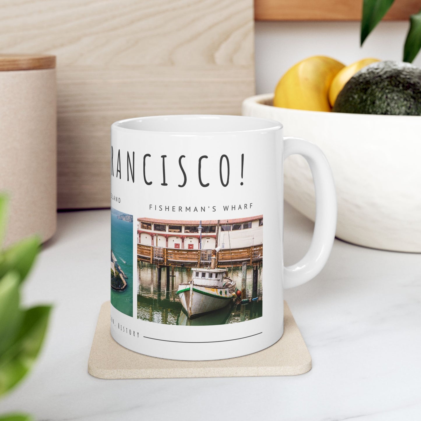 Hello San Francisco Ceramic Mug - Perfect Gift for Travelers - 12164