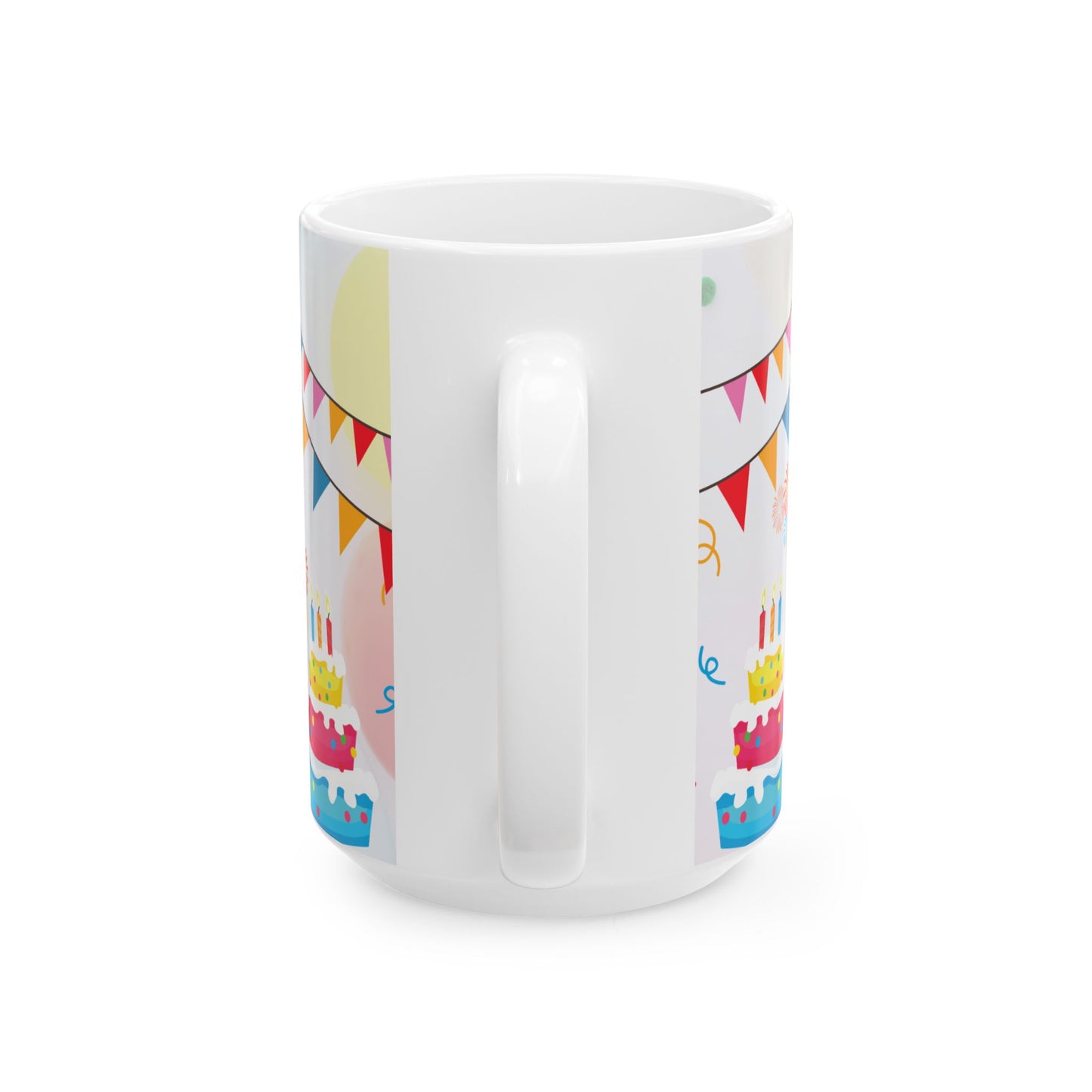 Personalized Birthday Mug, Custom Gift for Birthdays, 11oz, 15oz, Fun Celebration Cup, Festive Party Drinkware - 13982