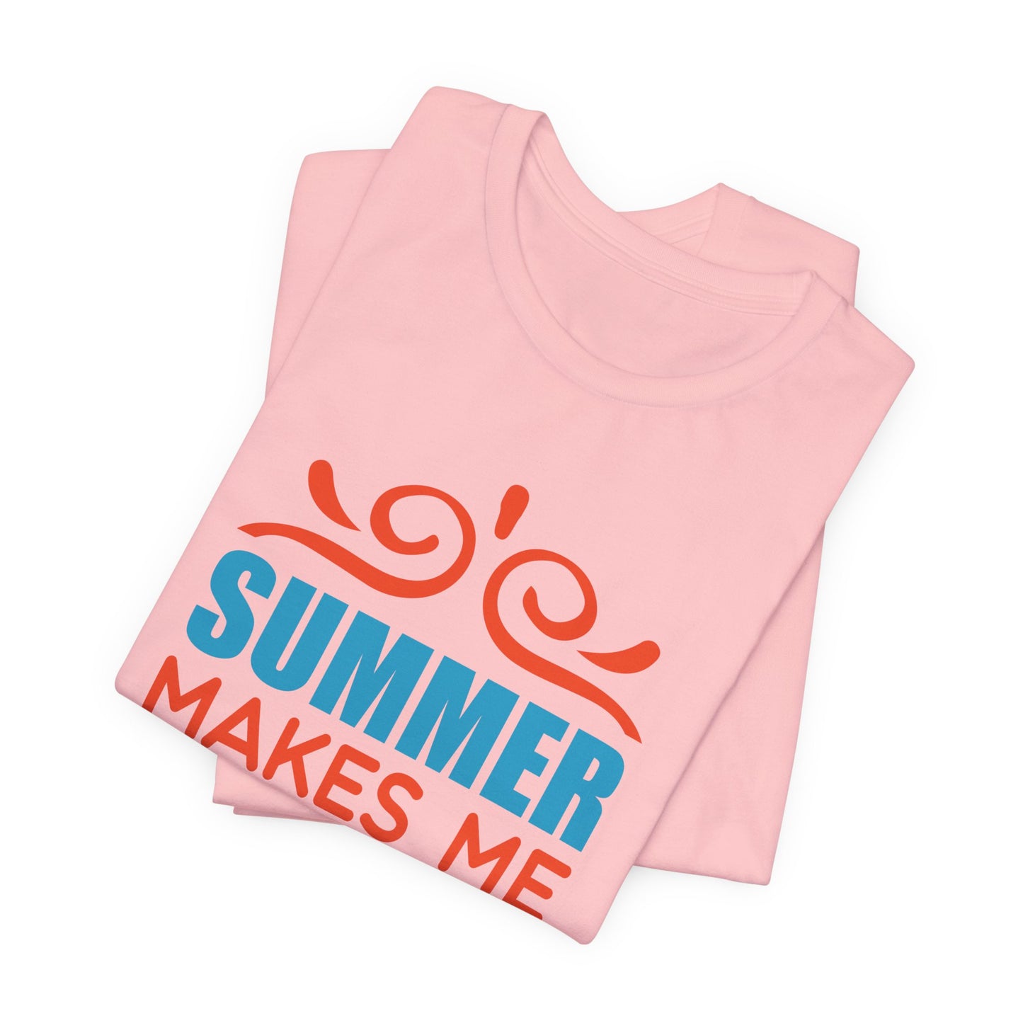 Summer Makes Me Happy - Unisex Jersey Short Sleeve Tee - 13189