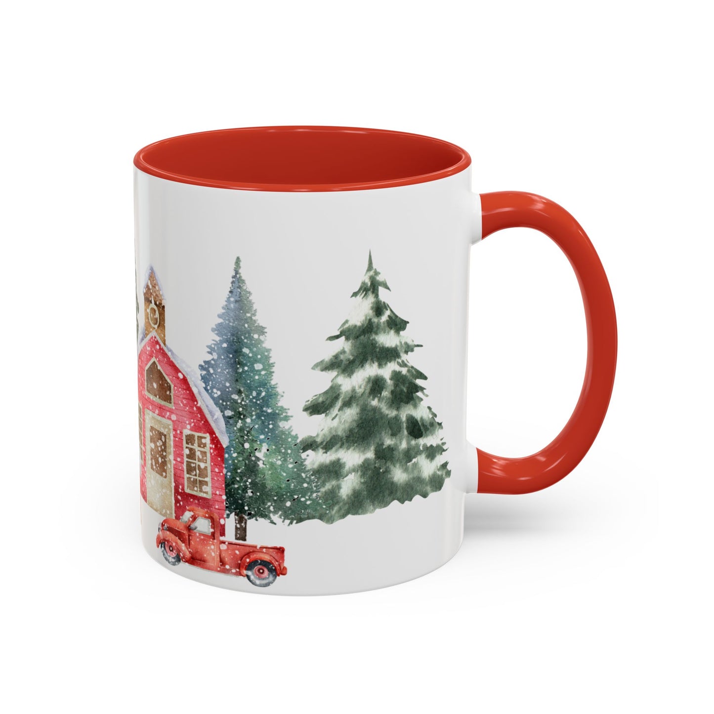 Winter House - Accent Coffee Mug (11, 15oz) - 10072