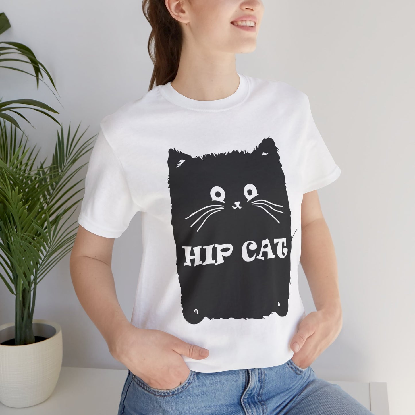 Hip Cat - Unisex Jersey Short Sleeve Tee