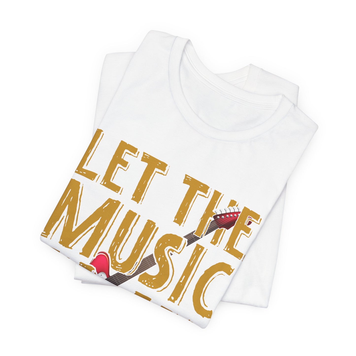 Music: Let The Music Play - Unisex Jersey Short Sleeve Tee