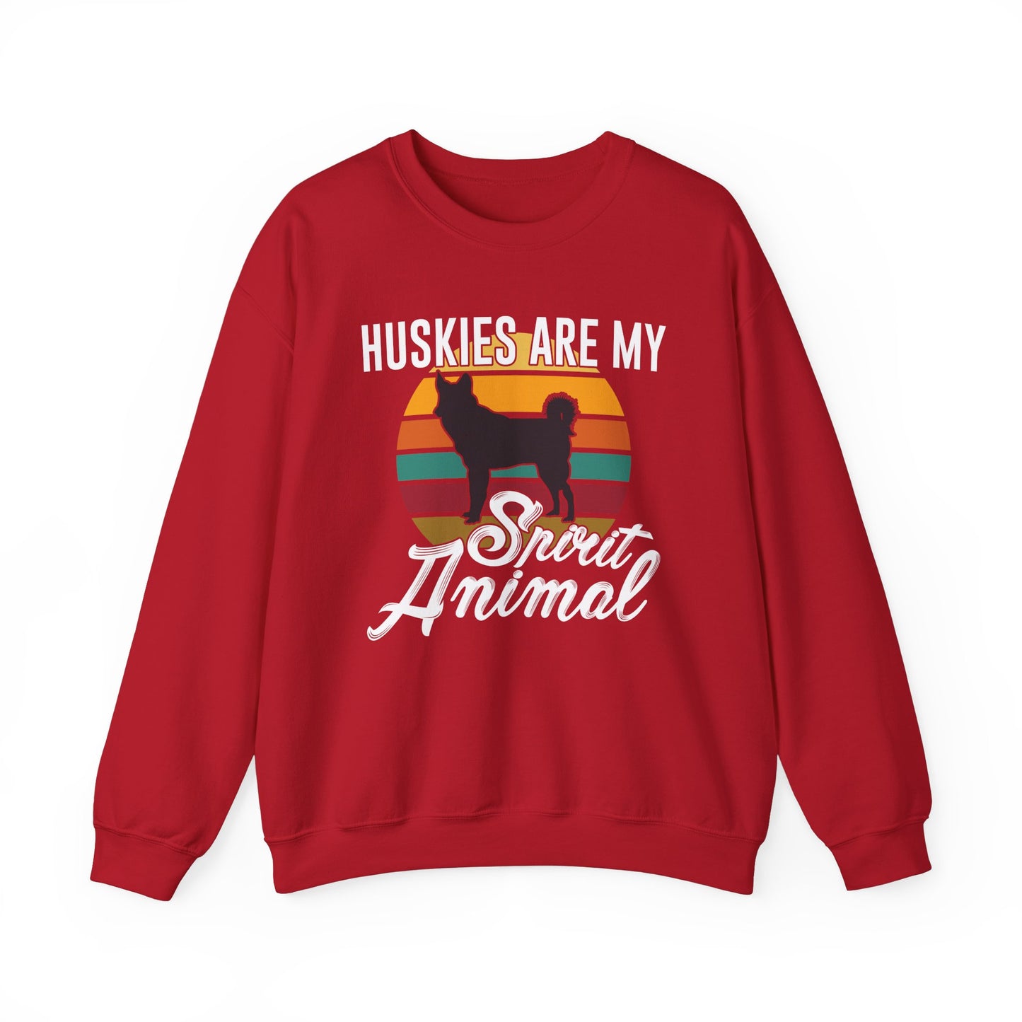 Huskies Are My Spirit Animal - Unisex Heavy Blend™ Crewneck Sweatshirt