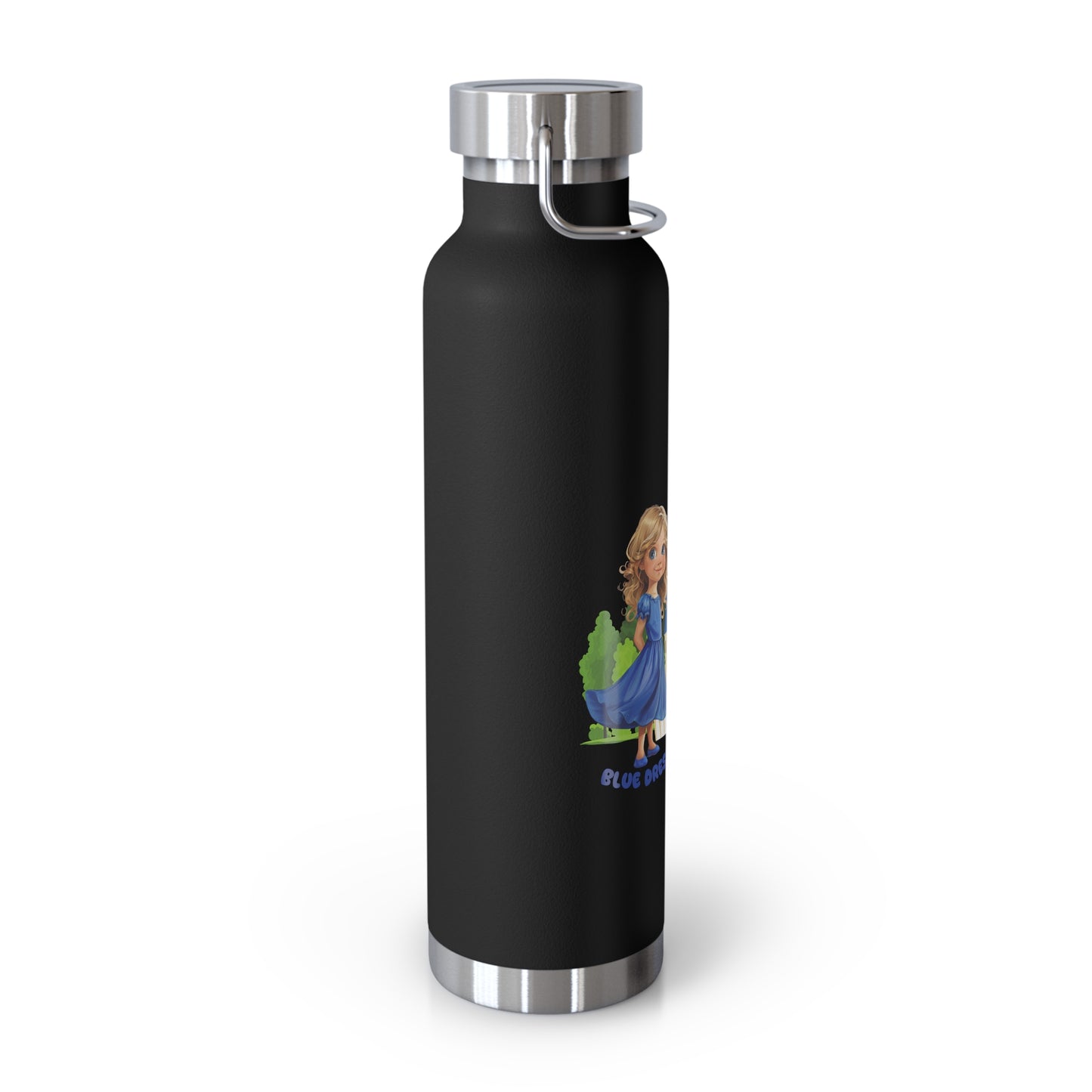 Blue Dress Princess, Royal Finesse - Copper Vacuum Insulated Bottle, 22oz - 11636