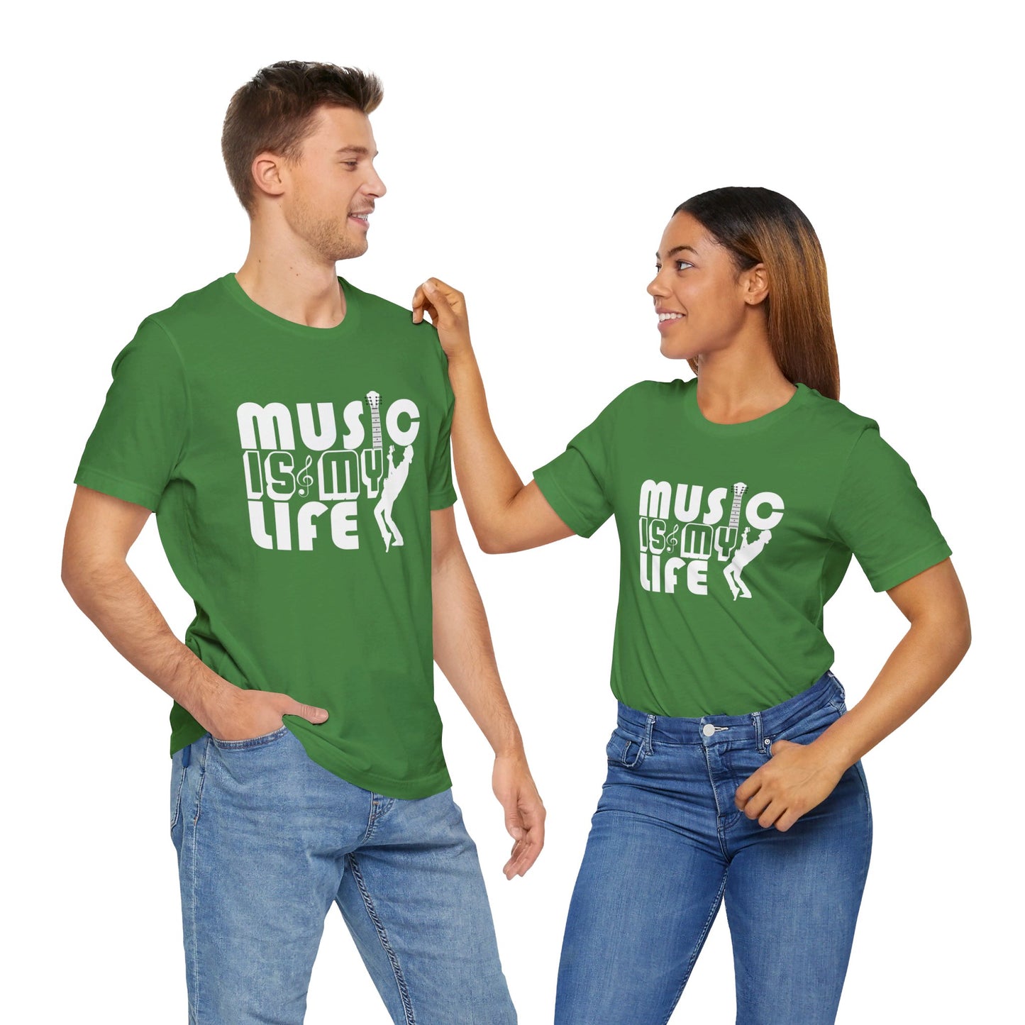 Music Is My Life - Unisex Jersey Short Sleeve Tee