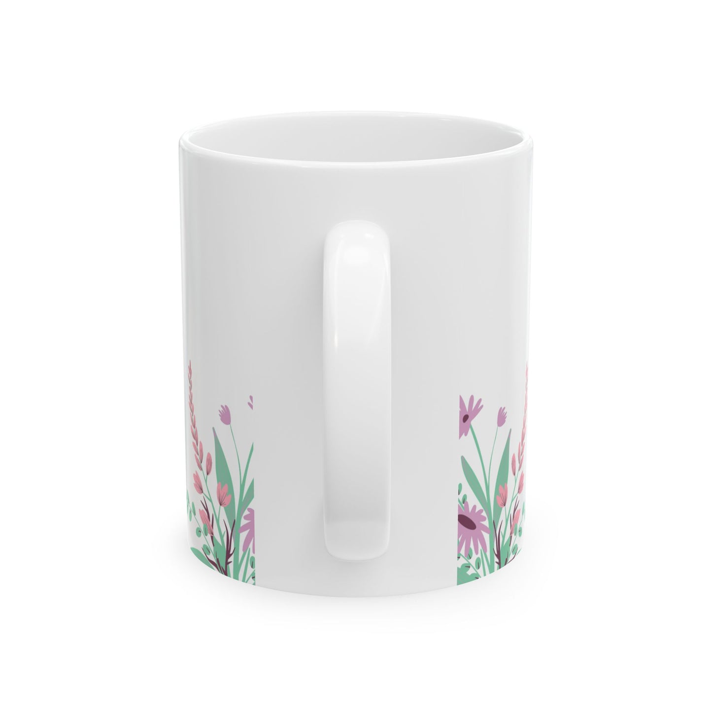 Happy Mother's Day Floral Ceramic Mug - Perfect Gift for Mom - 12582