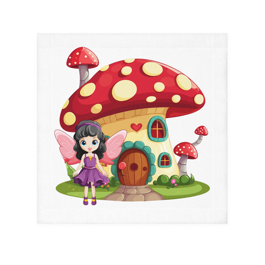 Fairy Mushroom House - Face Towel