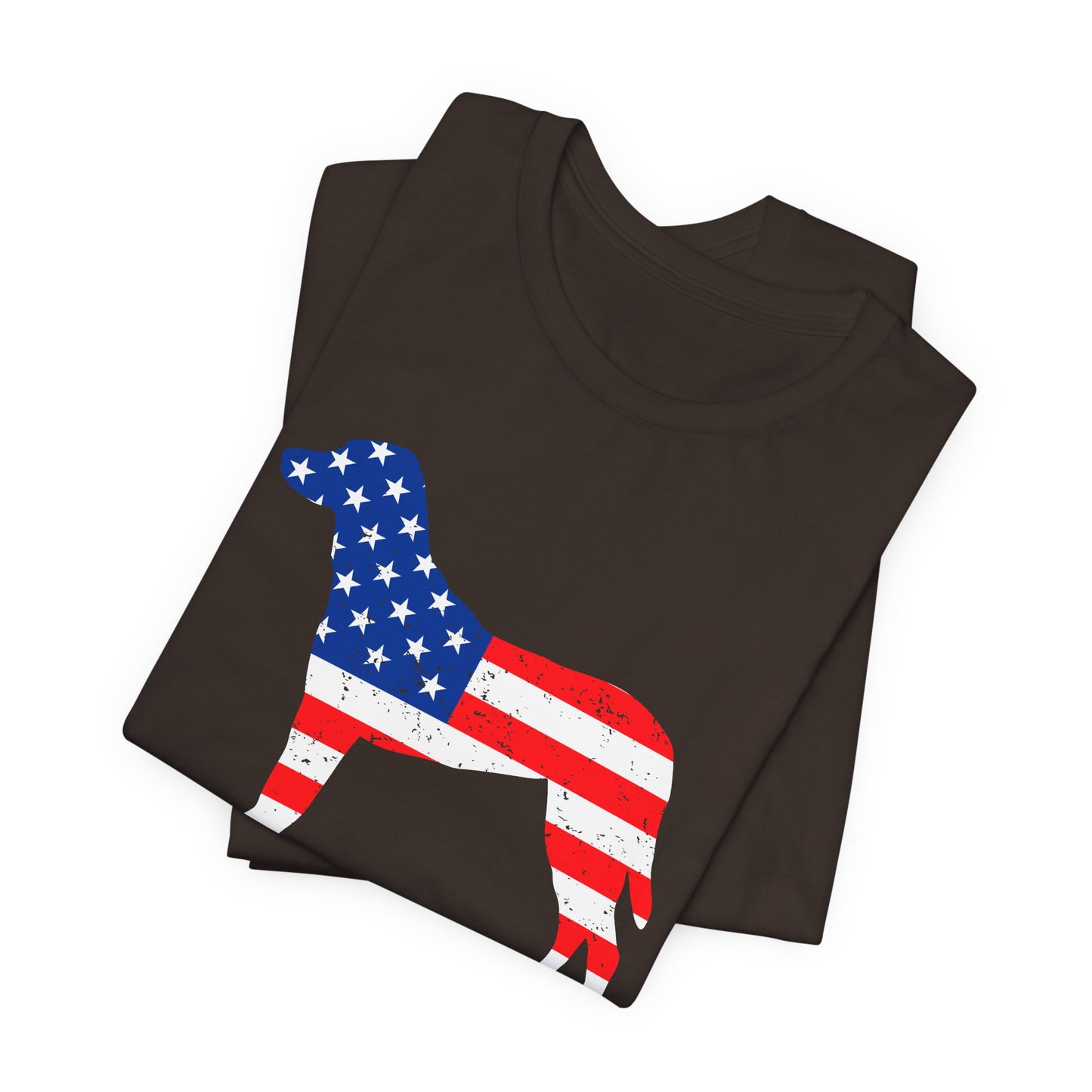 Patriotic Dog Lover Tee | Off Leash Freedom T-shirt, Dog Graphic Shirt, Fourth of July Gift, Casual Wear, Pet Lover Apparel - 13790