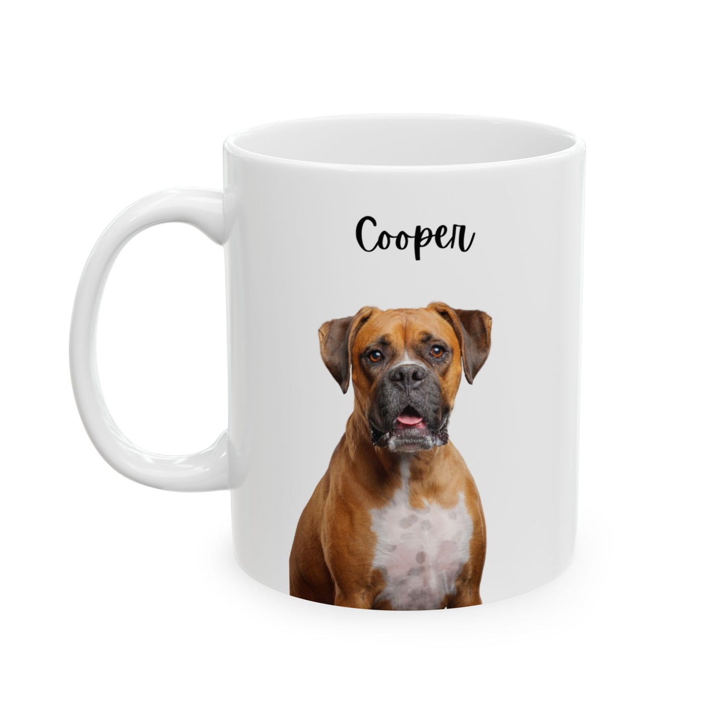 Personalized Dog Lover Mug, Cute Pet Gift, Coffee Cup, Animal Lover Present, Custom Ceramic Mug - 14176