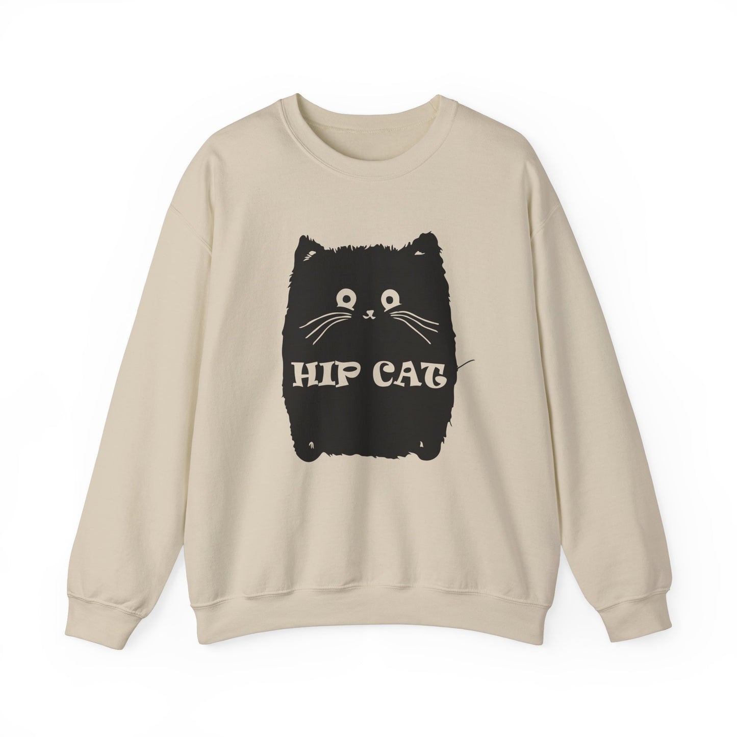 Hip Cat - Unisex Heavy Blend™ Crewneck Sweatshirt