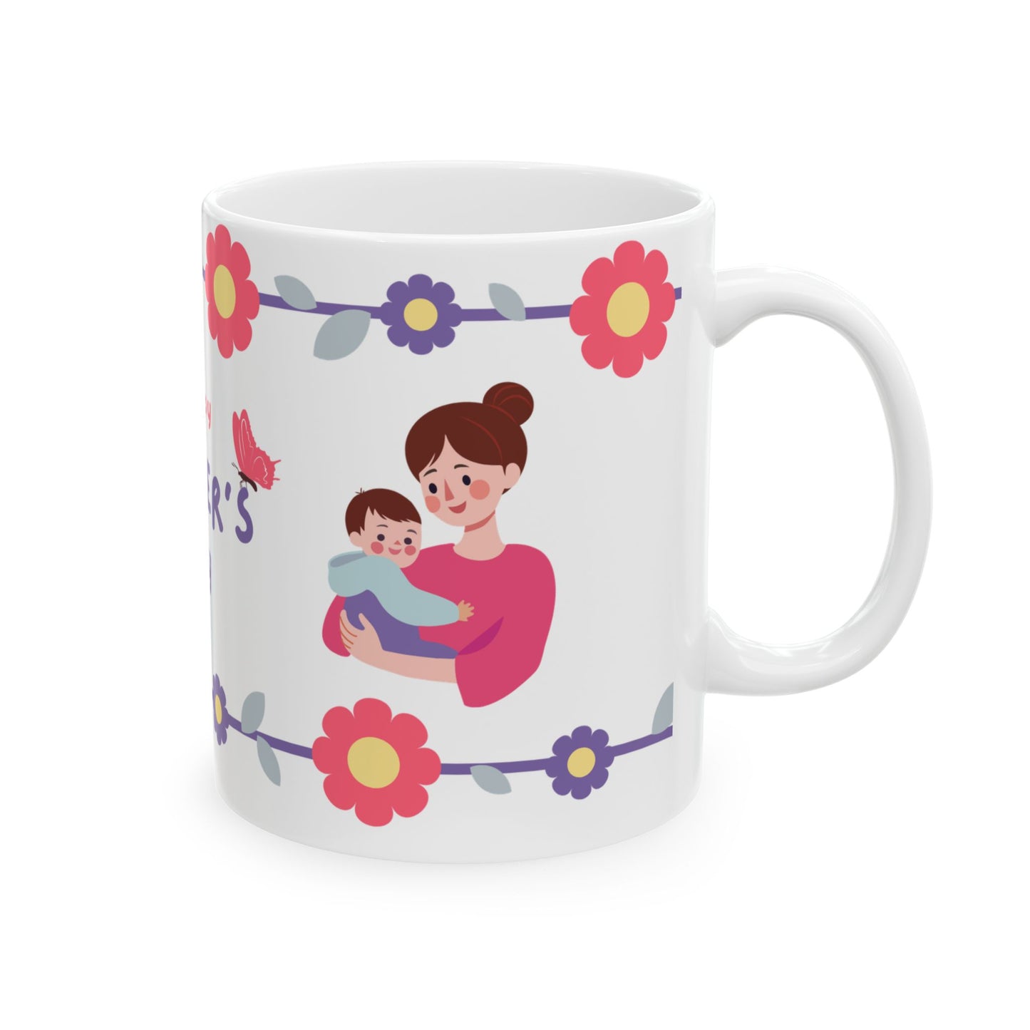Happy Mother's Day Floral Ceramic Mug - 11oz & 15oz - 12492