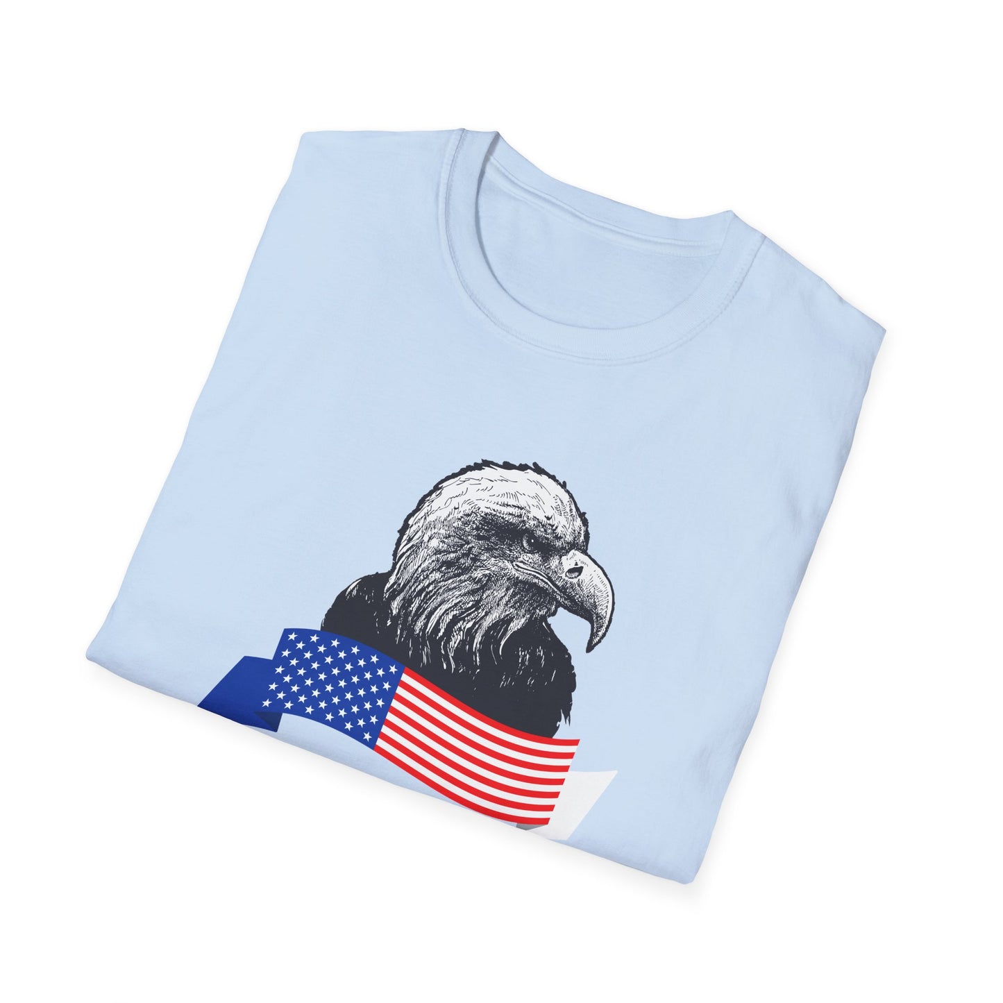 Eagle Freedom T-Shirt - Patriotic Tee for Independence Day, Memorial Day, Veteran's Day, Casual Wear, Gift for Freedom Lovers - 13738
